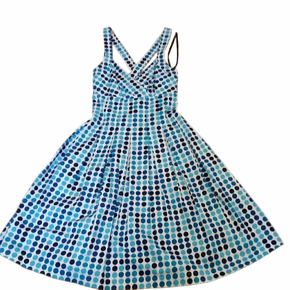 Calvin Klein Dresses & Skirts - Calvin Klein Blue Polka Dot dress